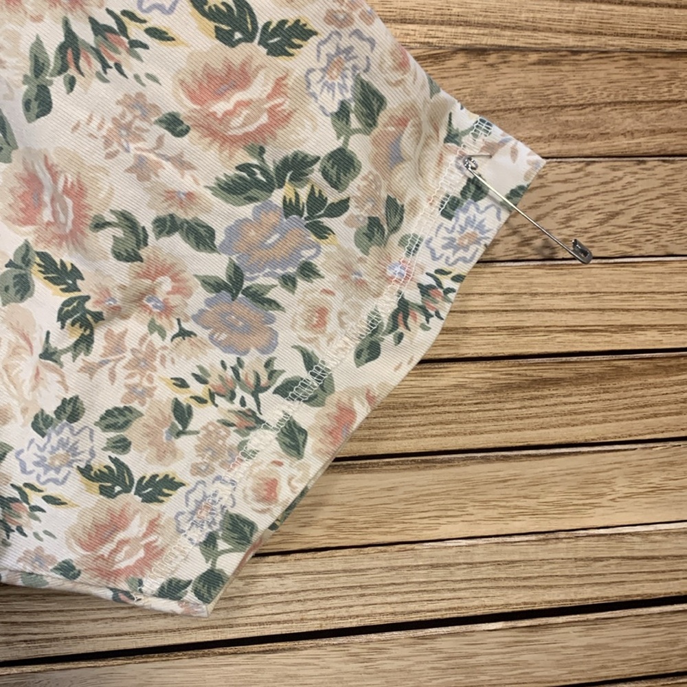 Capistrano Short Sleeve Shirt Plus 22/24 Green Pink Tan - Picture 6 of 10